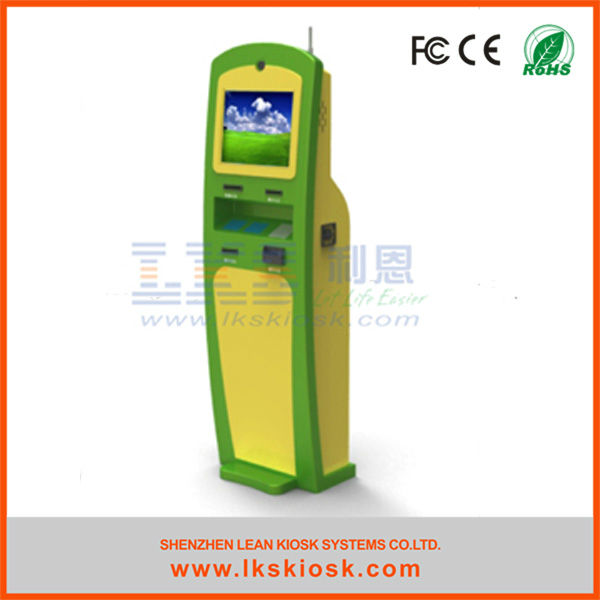 máy thanh toán tự động để bán kiosk bán vé áp dụng trong sân chơi trong nhà
