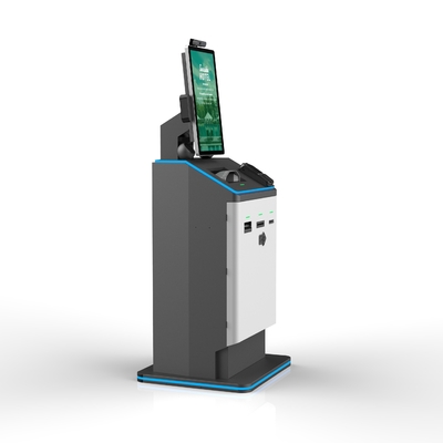 Hotel Self Check In Kiosk Free Standing With Document Scanning / Payment Collection