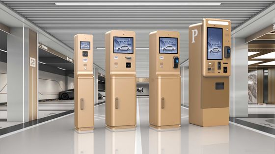 Vật liệu thép không gỉ Hệ thống bãi đậu xe công cộng Kiosk tự phục vụ cho việc sử dụng ngoài trời