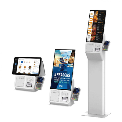 Máy bán lẻ máy tính để bàn bánh mỳ tự phục vụ thanh toán Kiosk Máy thức ăn nhanh màn hình cảm ứng Kiosk tự thanh toán
