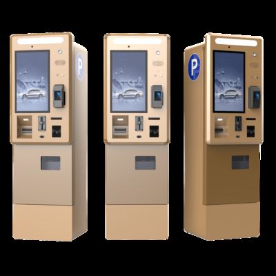 21.5 inch ngoài trời đỗ xe Kiosk thanh toán với mã QR và card reader