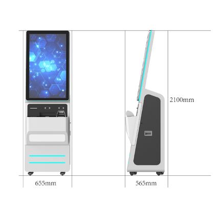 Kiosk Tự Phục Vụ 32 inch Tùy Chỉnh với Cài Đặt Máy Tính Để Bàn và Hệ Điều Hành Android/Windows/Linux