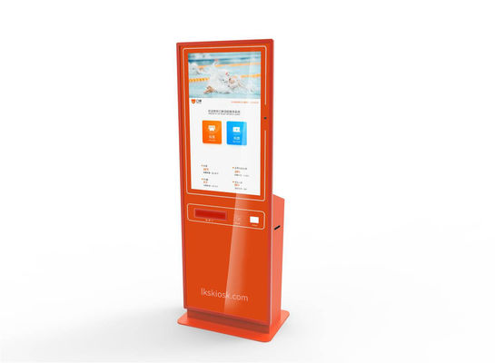 Kiosk thanh toán 43 inch cho khách sạn / kiosk tự định giá Cung cấp dịch vụ nhanh / Kiosk nhận phòng / trả phòng theo yêu cầu, LksKiosk