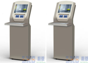 Hiệu suất an toàn cao Chăm sóc sức khỏe Thông tin kiosk đa năng với đầu đọc thẻ