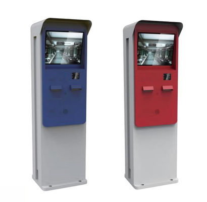 Chiếc xe đậu xe Kiosk thanh toán Kiosk ngoài trời với màn hình cảm ứng độ sáng cao