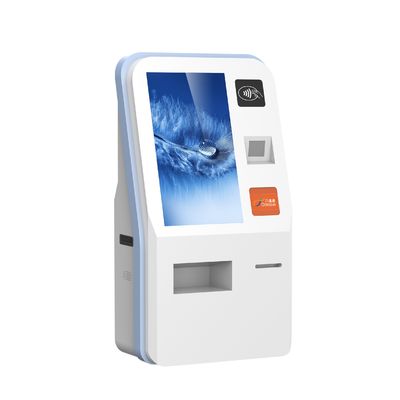 Kiosk chăm sóc sức khỏe bệnh viện với máy in báo cáo phòng thí nghiệm đầu đọc thẻ y tế RFID